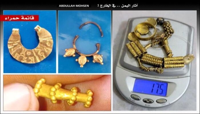 اسرار اليمن | ظهور حلي وذهب معابد الجوف في أسواق صنعاء وخارج اليمن بتواطؤ حوثي