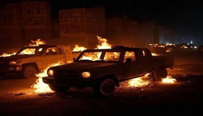 اسرار | بالاسماء والتفاصيل.. مقتل مسؤول الأمن ومندوب جهاز المخابرات بدار الرئاسة في صنعاء وتفحم جثته بغارة أمريكية استهدفت 3 قيادات بسيارة