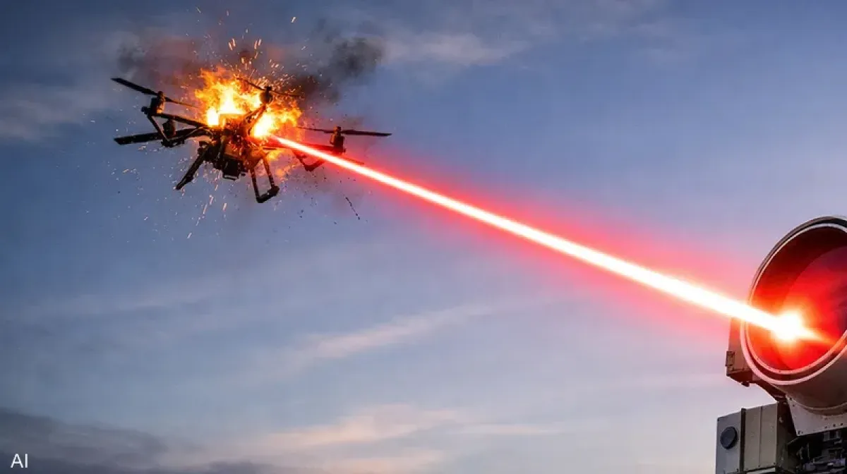 اسرار | بالفيديو والتفاصيل- تنهي كابوس المسيرات الايرانية | بـ3.5 دولار.. هل تغير أسلحة الليزر قواعد الدفاع ضد المسيرات؟