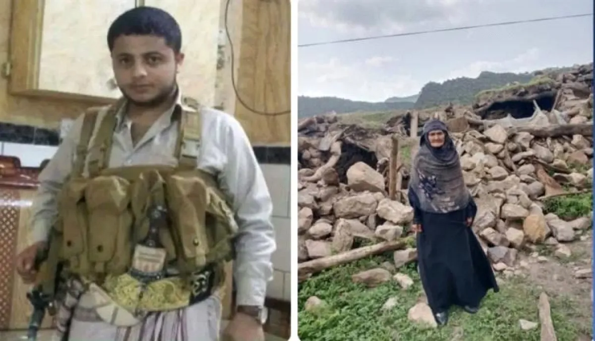 اسرار | بالاسماء والتفاصيل- جريمة وحشية .. مسلح حوثي يهدم منزل امرأة مسنة في إب