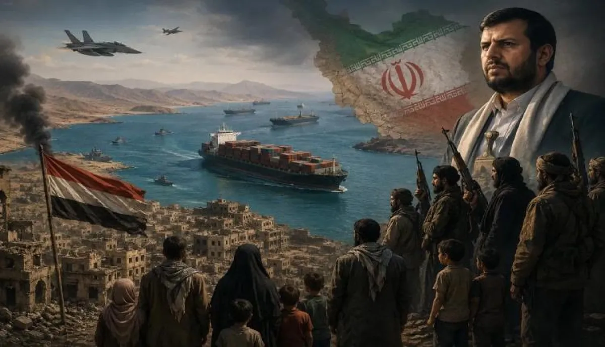 اسرار | اختطاف الملاحة.. من هرمز الى باب المندب : بين رهن الممرات وحصار البطون: لماذا يدفع الحوثي باليمن إلى محرقة إيران الإقليمية رغماً عن شعبه؟