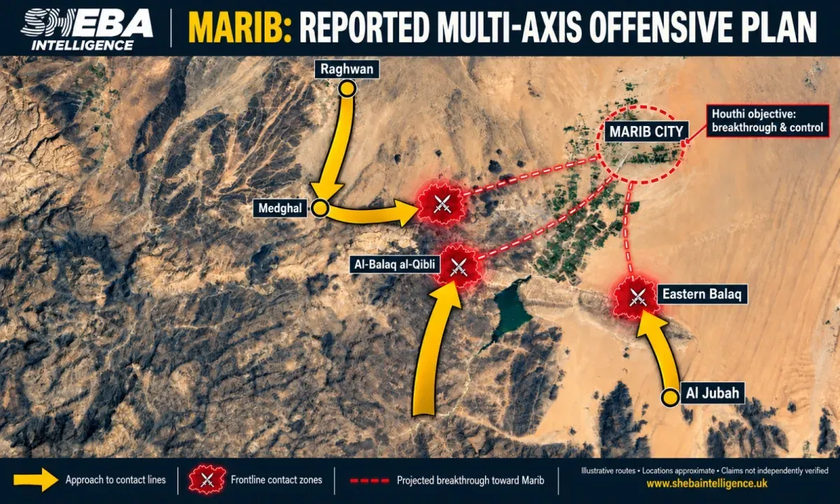 اسرار | ترجمة- كيف يخطط الحوثيون لهجوم متعدد المحاور باتجاه مأرب؟